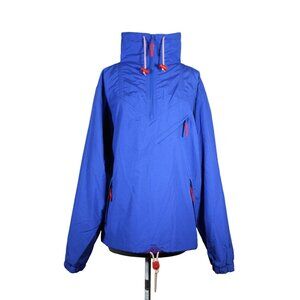 Helly Hansen Helly Tech vintage 1/2 zip waterproof pullover windbreaker jacket L